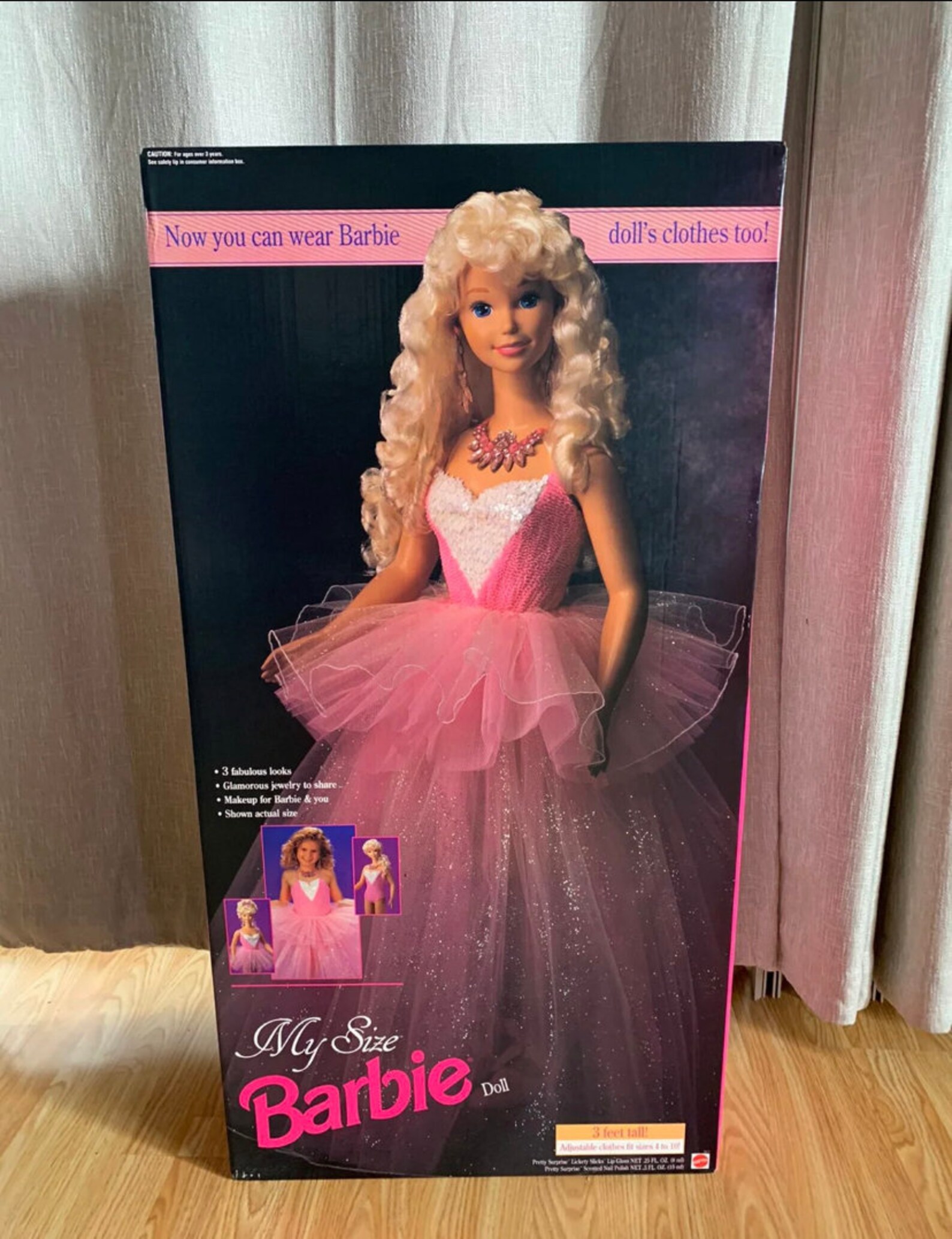 My size Barbie 1992 Nrfb and with original shipping box | Etsy