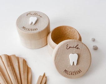 Zahndose für die ersten Milchzähne, Milchzahndose Junge, Zahndose personalisiert, Geschenk Einschulung, Zahnfee, Zahnbox