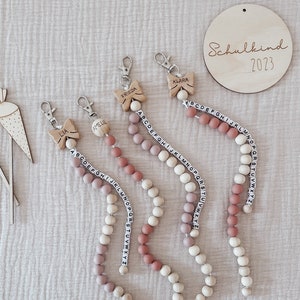 chaîne arithmétique personnalisée, rose, cadeau pour les filles, cadeau personnalisé, cadeau de scolarisation, jouet d'apprentissage Montessori