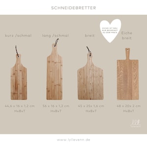 Tabla de cortar para bodas hecha de roble, personalizada con nombres y fecha. imagen 5