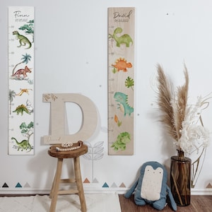 Vareta de medição infantil DINOSAUR madeira
