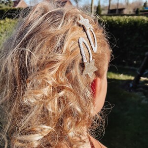 Kinder Haarspangen Glitzersterne Spangen Bild 10