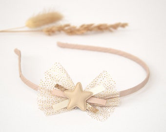 Haarreif für Kinder, SPARKLY STAR, Tüll Haarreif, Haaraccessoires für Kinder | Kinderhaarreifen, Haarschmuck Kinder