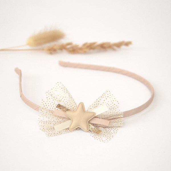 Haarreif für Kinder, SPARKLY STAR, Tüll Haarreif, Haaraccessoires für Kinder | Kinderhaarreifen, Haarschmuck Kinder