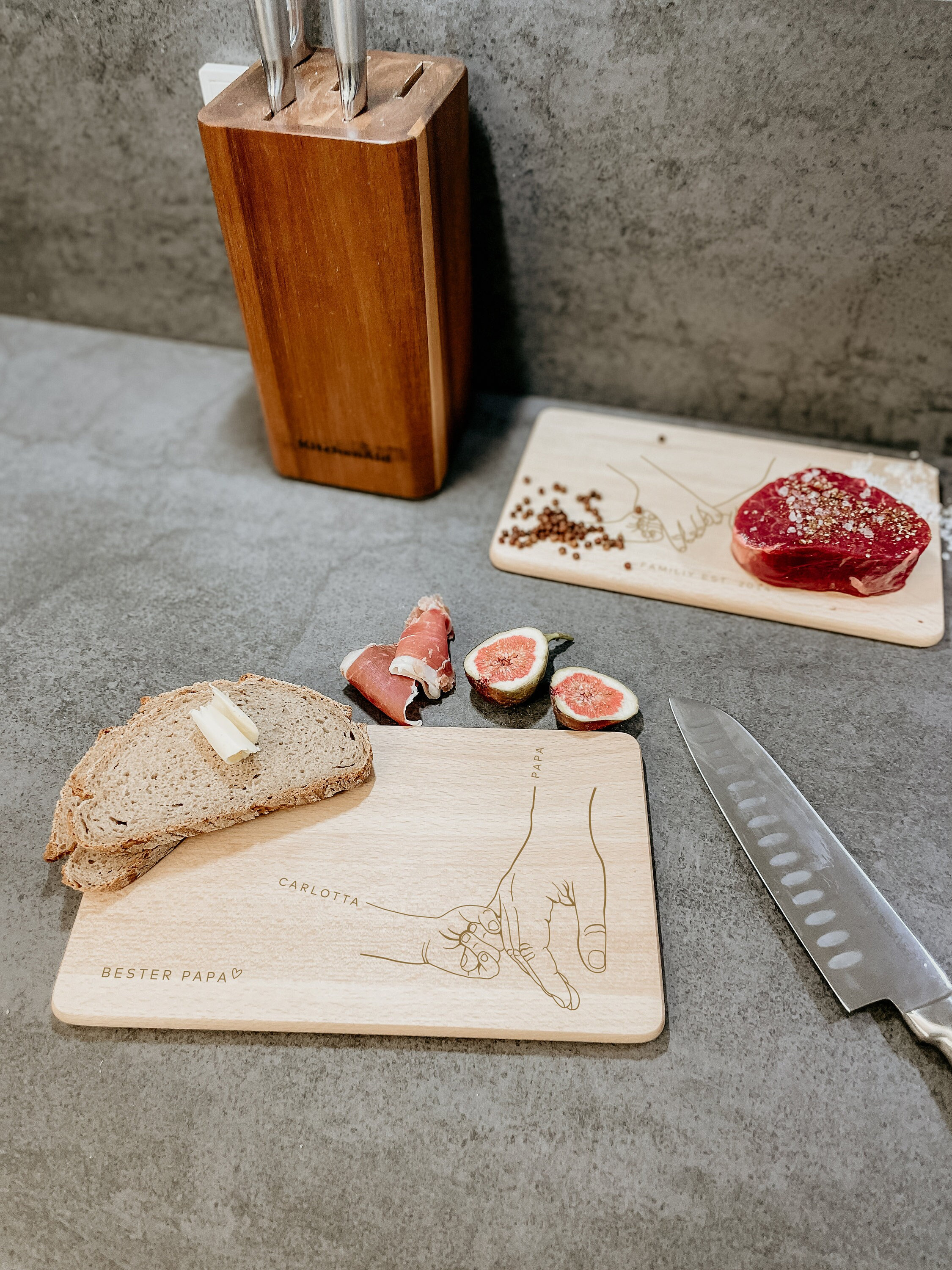 Cutting board Father's Day, PERSONALIZED, wooden board Best Dad, Father's Day gift, breakfast board personalized, board, gift father