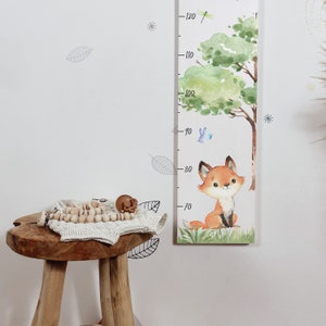 Kinder MesslatteWOOD & friends Messleiste aus Holz, Kinderzimmer Wanddekoration image 5