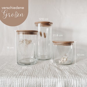 Vorratsglas, Taufe Geschenk, Glas personalisiert, Geschenk Kommunion, Kommunionsgeschenk Geldgeschenk, Geschenk Taufe, Deko Bild 7