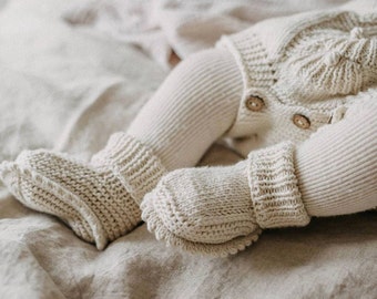 Babyschuhe Wollschühchen Knitted Babyboots