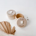 Tooth box, milk tooth box, milk tooth box boy, personalized tooth box, baby gifts birth, tooth box girl, tooth fairy, milk tooth box product logo