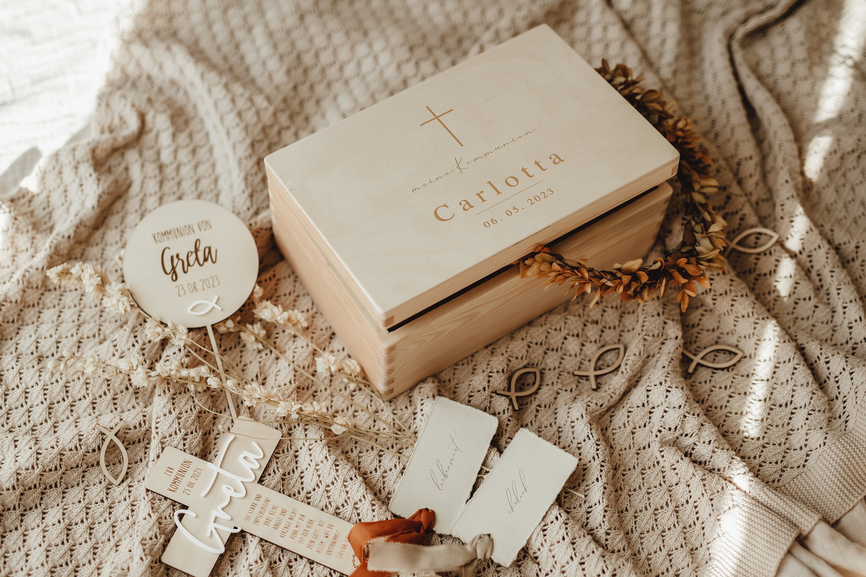 Communion gift, memory box baptism, communion memory box | personalized wooden box communion | confirmation, gift baptism