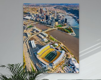 Heinz Field (Acrisure Stadium) and Pittsburgh Skyline Photo