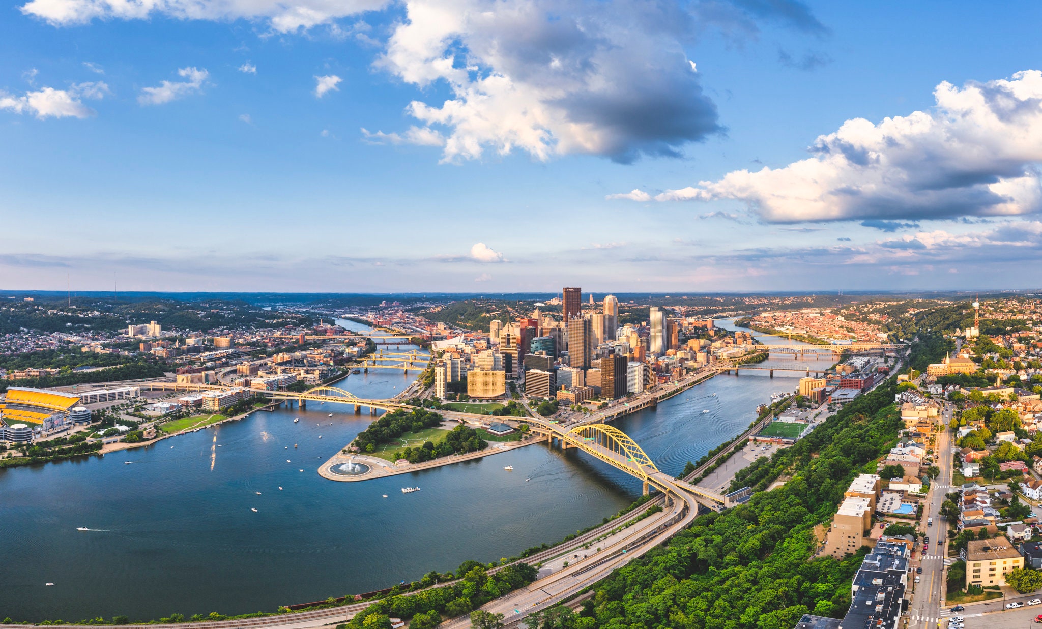 Pittsburgh Photograph A Beautiful Summer Day in Pittsburgh