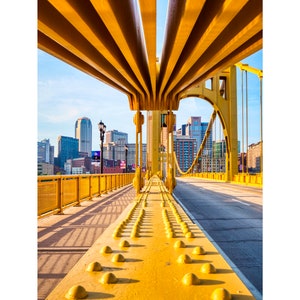 Photo of the Warhol Bridge in Downtown Pittsburgh