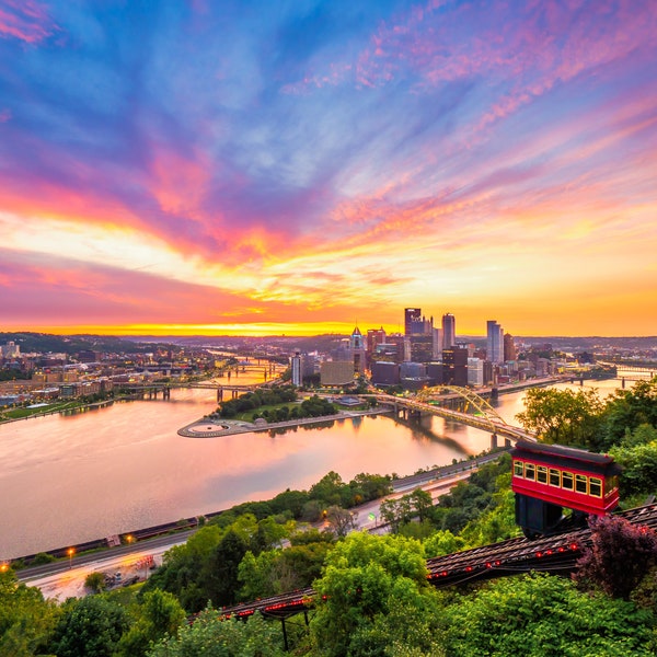 Pittsburgh Print Etsy
