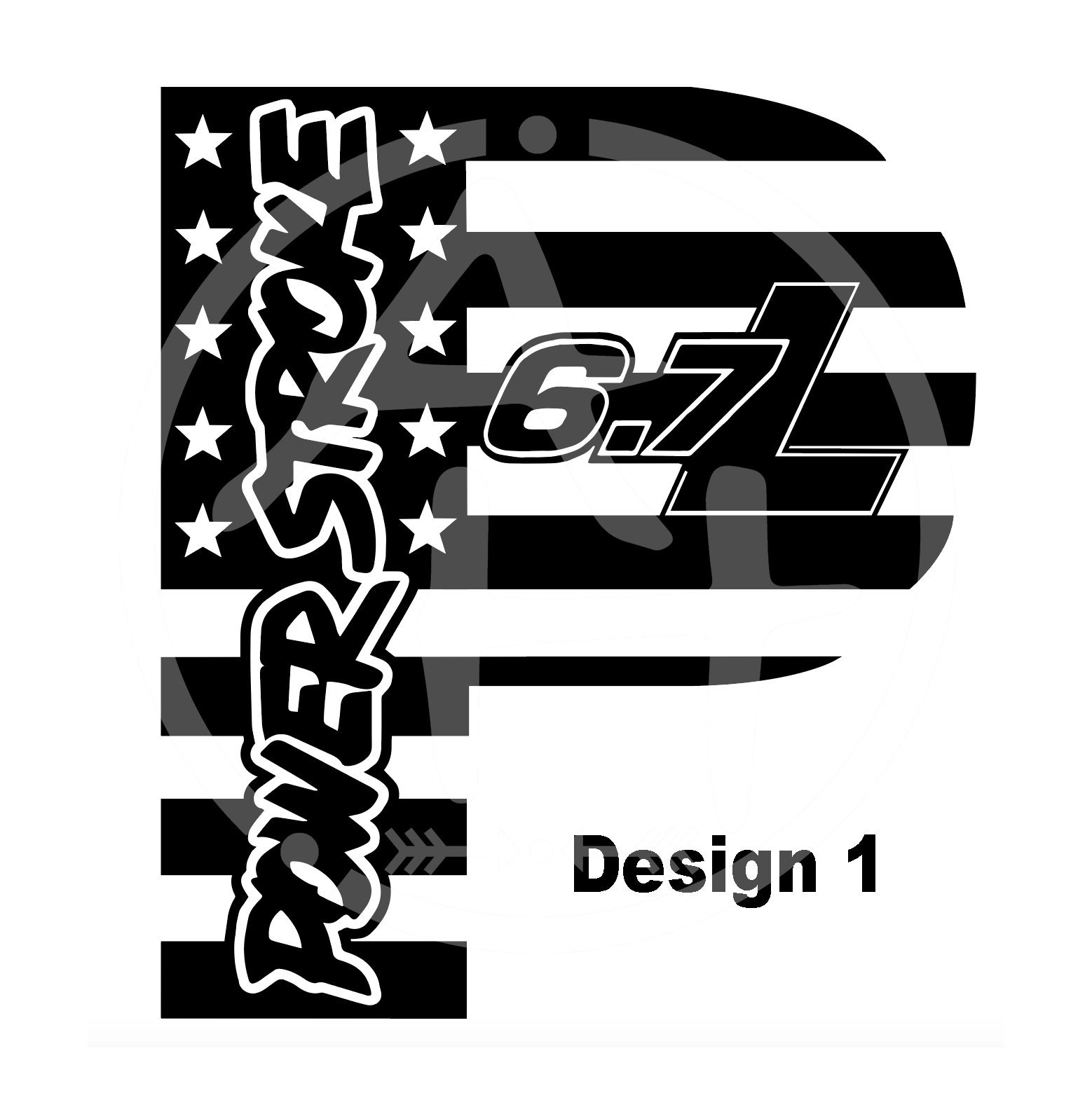 Powerstroke Diesel Emblem