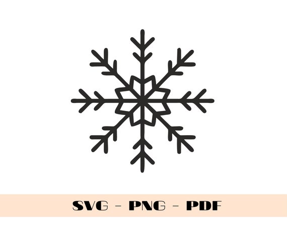 Download Snowflake Svg File Winter Svg Christmas Snowflake Svg Etsy
