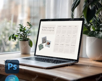 Mockup PSD do MacBooka Photoshop, Szablon MacBooka, Mockup do laptopa