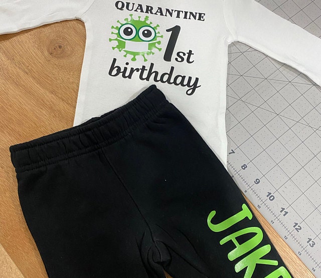 Quarantine Svg baby 1st Birthday SVG files Cricut Svg Files | Etsy