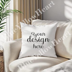 Throw Pillow Mock up, Decorative Pillow Mockup, Blank Mock-up Rustic Holiday Simple Theme, Pillow Mockup Product, Mocks JPG