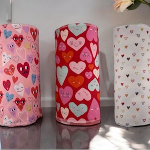 Toalhas de papel sem papel 12- 10”x14” 1- ply / Cozinha ecológica/Cozinha sem papel/Toalhas de pano reutilizáveis Zero Napkins Hearts