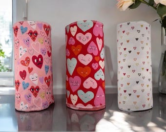 Paperless “Paper” Towels 12- 10”x14” 1- ply / Eco-friendly Kitchen/Paperless Kitchen/ Reusable Cloth Towels Zero Napkins Hearts