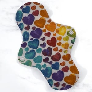 Cloth Panty Liners with Wings and Snaps | Soft and Breathable | 100% Cotton Flannel Pantyliners | Every Day Pad | Light Flow | 4 Sizes