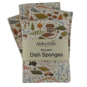 Wiederverwendbare Spülschwämme Waschbar Küchenschwamm Dish Scrubby Scrubbers Umweltfreundlich Praktisches Housewarming Geschenk Zero Waste Nachhaltiges Leben