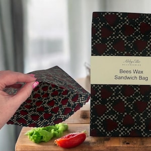 Beeswax Sandwich Bag: Reusable Food Wrap, Eco-Friendly Kitchen