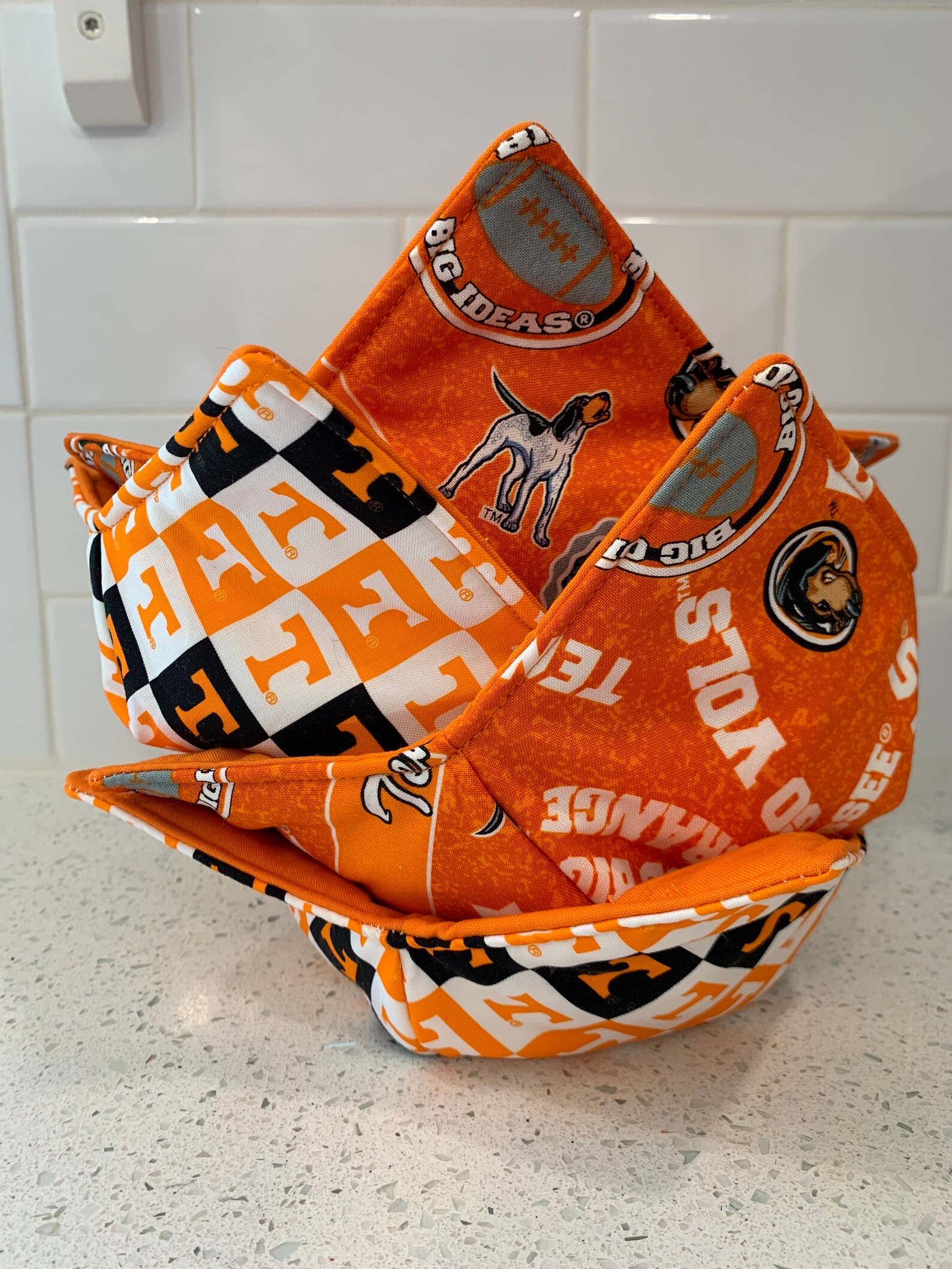 Bowl Cozy Microwave Reversible Bowl Cozy Quilted Hot Pad Etsy