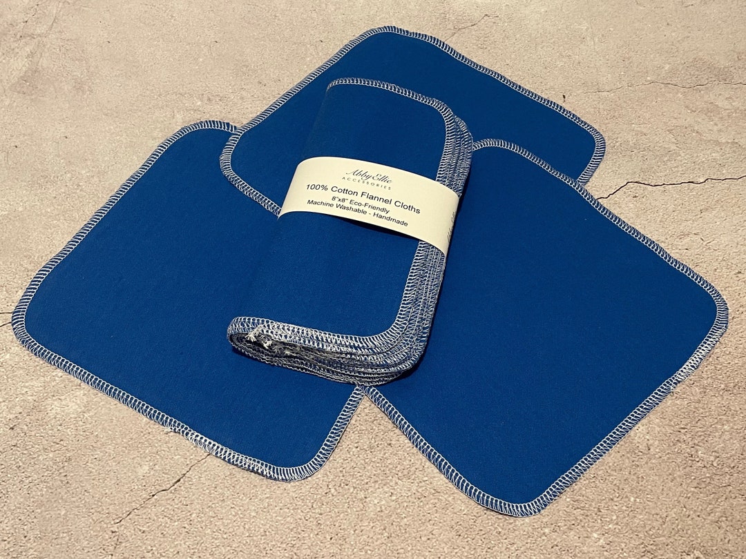 Cloth Baby Wipes. 8x8 100 Cotton Flannel. Eco Friendly Reusable