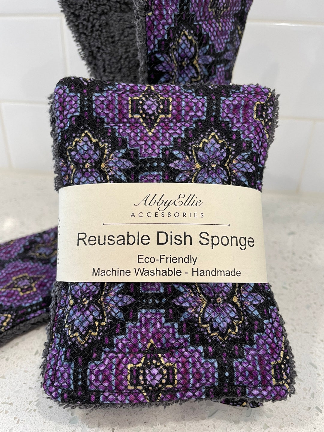 Reusable Kitchen Sponge, Zero Waste, Eco-friendly Sponge, Dish Scrubber ...