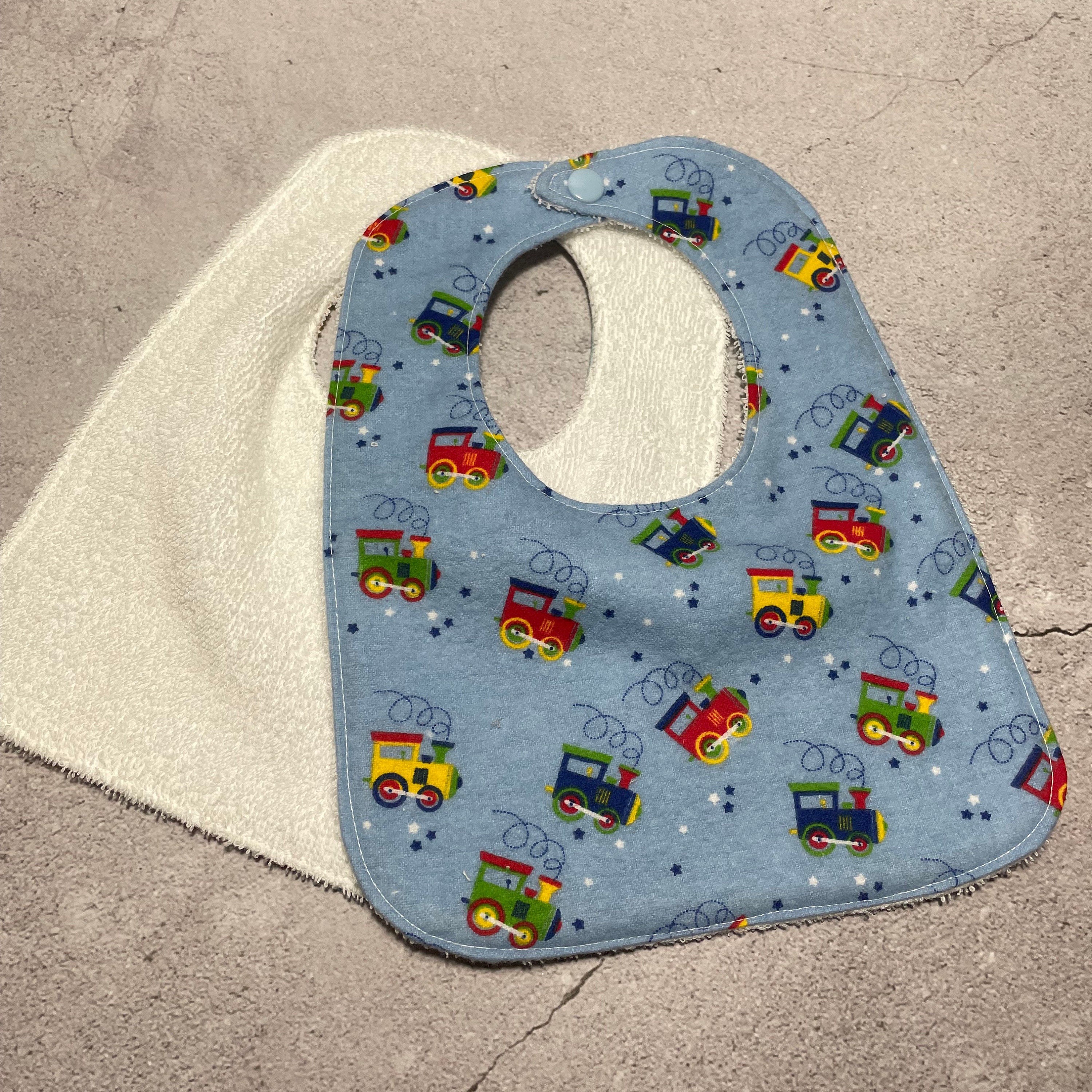 Train Bib Choo Choo Train Bibs Bibs make a Cute Baby Etsy