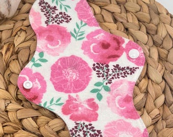 Cloth Panty Liners with Wings and Snaps | Soft and Breathable | 100% Cotton Flannel Pantyliners | Every Day Pad | Light Flow | Optional PUL