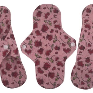 Panty Liners with Wings and Snaps | Thin, Breathable, Soft | 100% Cotton Flannel Pantyliners | Every Day Pad | Light Flow