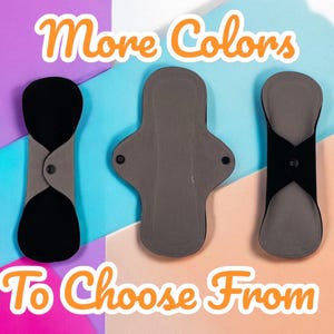 Reusable Cloth Menstrual Pads, ZORB Core,  Waterproof, Washable, Regular Flow, Overnight Heavy Flow, Postpartum, Incontinence Pads - 6 Sizes