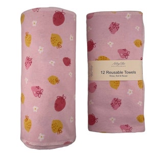 Paperless “Paper” Towels 12- 10”x14” 1- ply / Eco-friendly Kitchen/Paperless Kitchen/ Reusable Cloth Towels Zero Waste Napkins