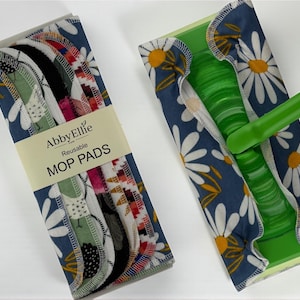 Reusable Mop Cover Washable Mop Pads Zero Waste Eco Friendly Cost Savings Floor Cleaning Cloth Wipes Sweeper Covers Wet or Dry Homeware