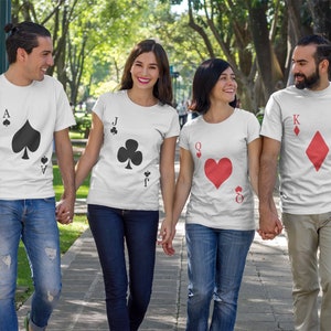 Playing Cards Group Halloween Costume Club Hearts Spade - Etsy
