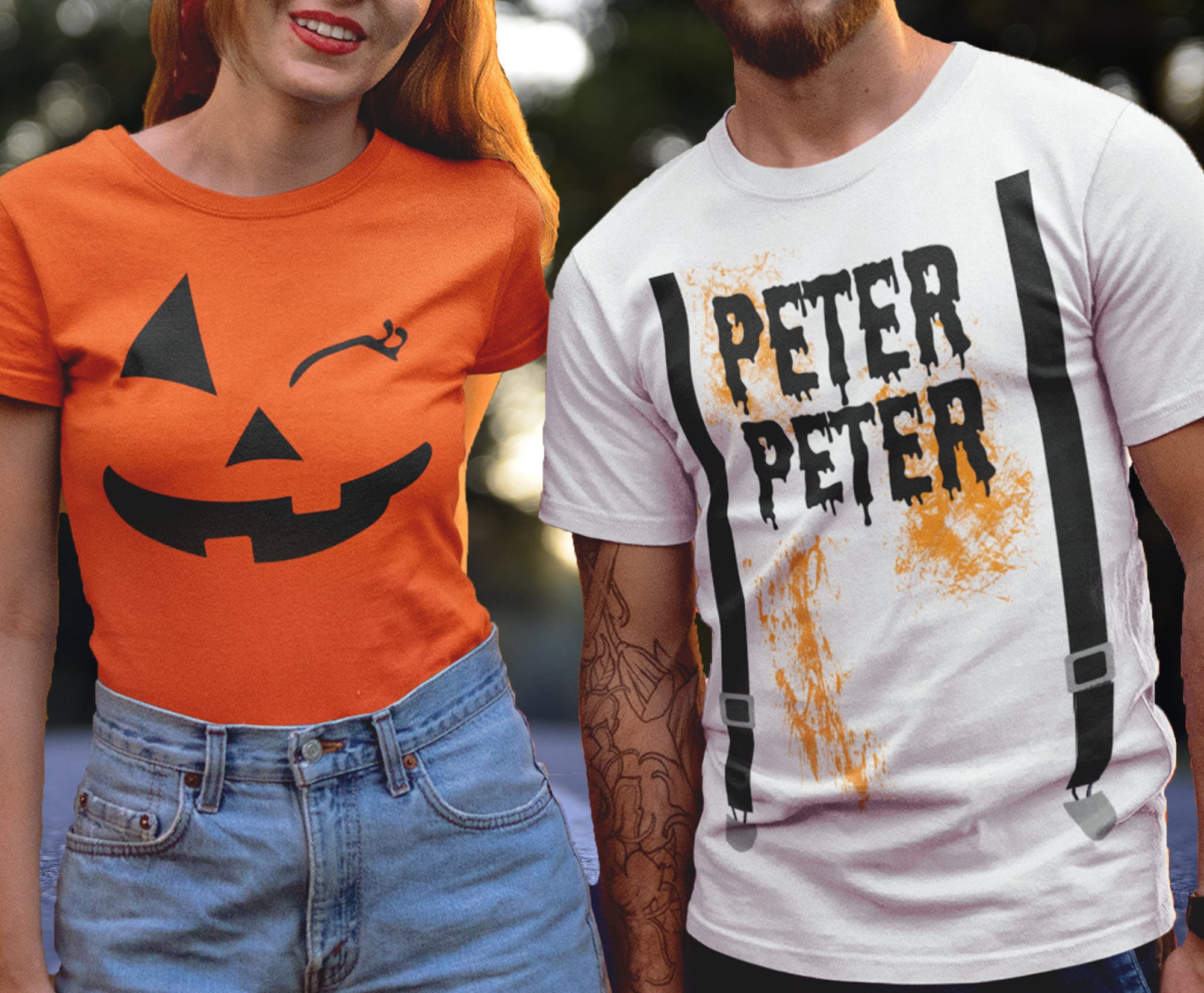 Peter Peter Pumpkin Eater Costume T-Shirt Peter Peter Pumpkin Eater Costume T-Shirt