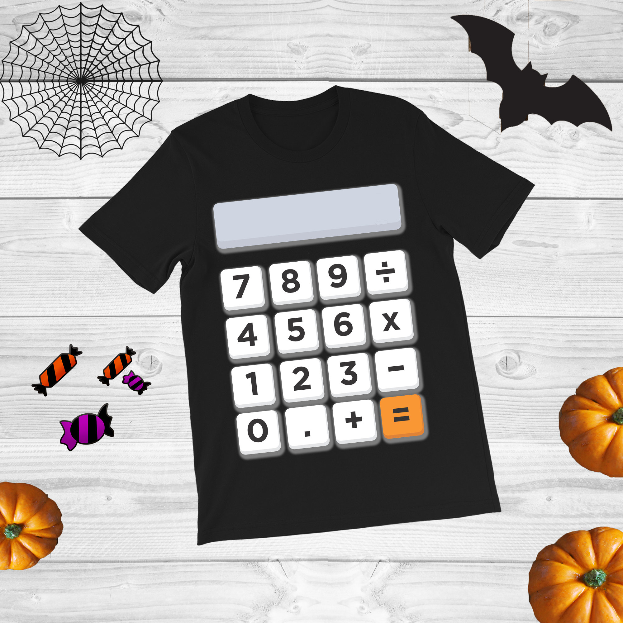 Calculator Math Nerd Halloween Costume Tshirt Etsy