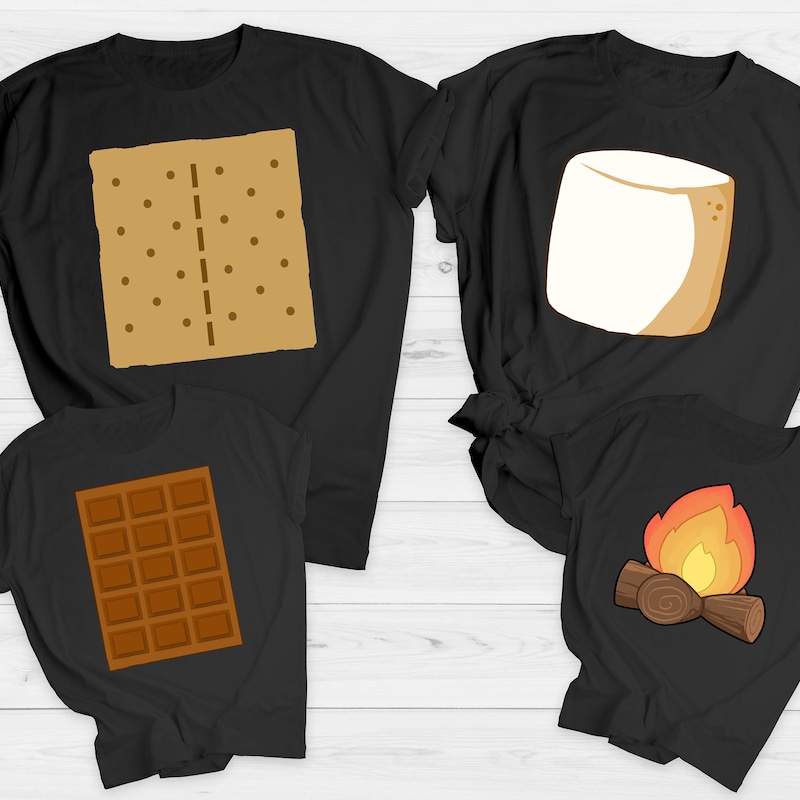 S Candy Halloween Group Couples Costume T-Shirt - Pick Size & Color, Screen Printed