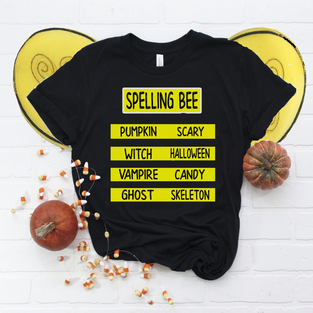 Spelling Bee Teacher Costume Tshirt, Teacher Halloween Shirt, Cute