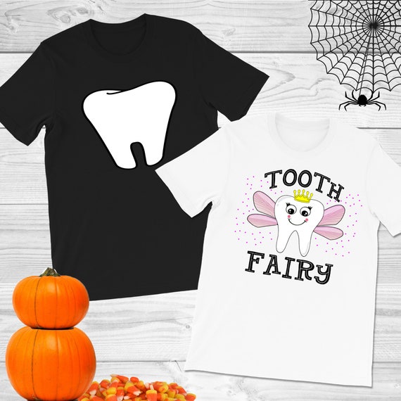 Tooth Fairy Halloween Costume T Shirt For Adults And Kids Tooth Fairy Halloween Costume T Shirt For Adults And Kids