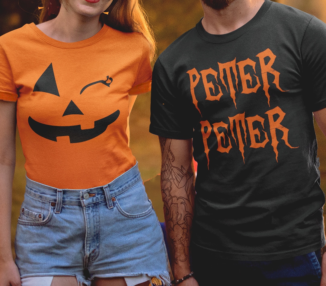 Mens Peter Peter Pumpkin Eater Couples Halloween Costume T Shirt