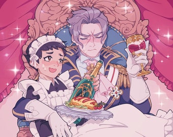 The GREAT ACE ATTORNEY - London's Most Honourary Maid (Art Print)
