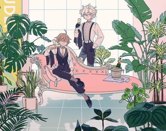 DANGANRONPA - Ultimate Lucky Students (Art Print)