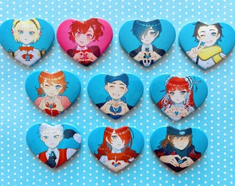Preorder! — PERSONA 3 - Heart Pin Buttons