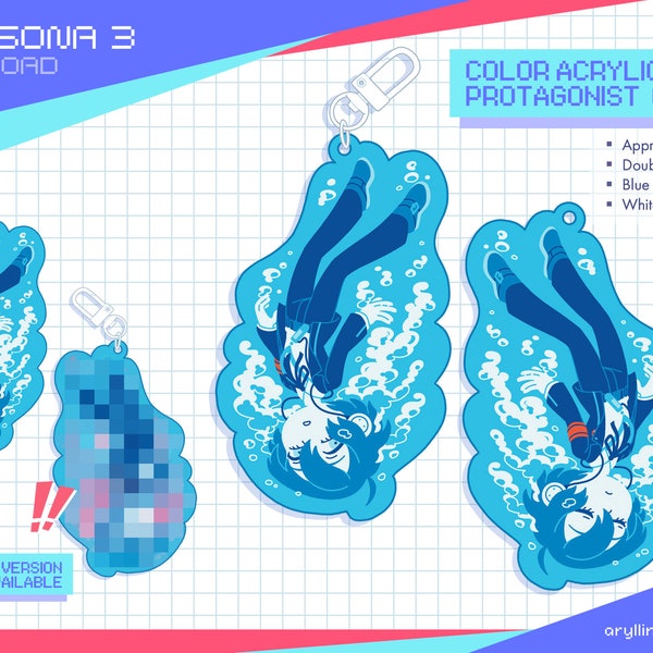 PREORDER! — P3 - Color Acrylic Protagonist Charm