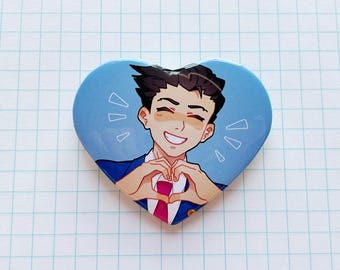 Preorder! — ACE ATTORNEY - Phoenix Wright Heart Button