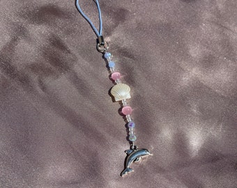 Dolphin phone charm